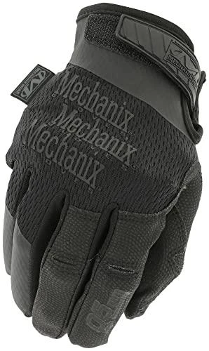 Mechanix Wear Pirštinės Mechanix Specialty 0.5 visos juodos M. 0,5mm storio delnas. Velcro, dirbtinė oda, TrekDry®, Lycra