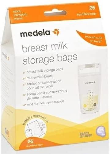 Medela motinos pieno laikymo maišeliai 25 vnt
