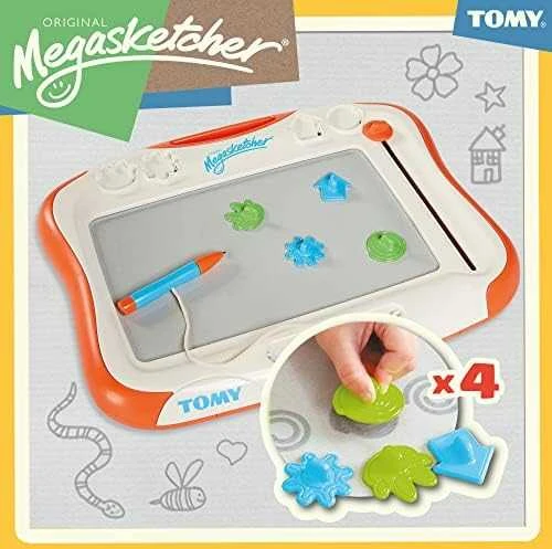 Tomy Tomy Nr aprašymas Megasketcher Classic piešimo lenta universalus