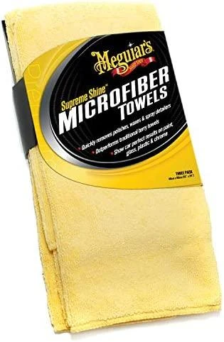Meguiars X2020EU Universalus Multi-Surface Supreme Shine Mikropluošto rankšluostis 40x63cm (3 vnt) (JAV)