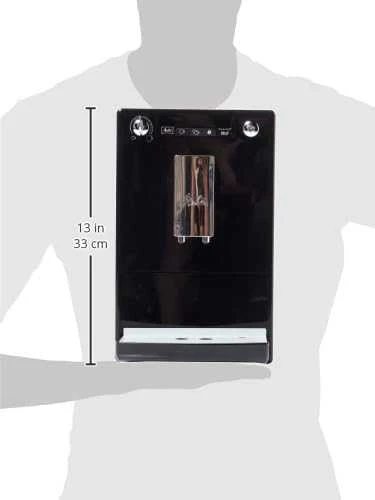 MELITTA automatinis kavos aparatas E950-101 solo, juoda-sidabro spalva