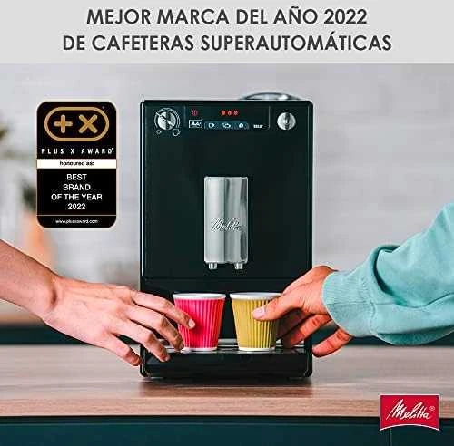 MELITTA automatinis kavos aparatas E950-101 solo, juoda-sidabro spalva