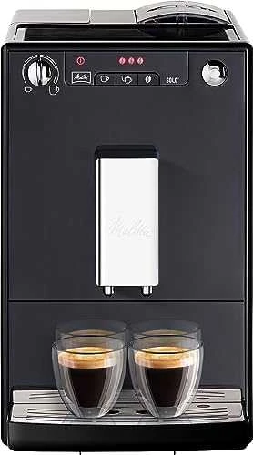 MELITTA automatinis kavos aparatas E950-101 solo, juoda-sidabro spalva