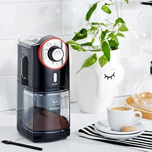 Kavamalė Melitta Molino 1019, juoda/raudona