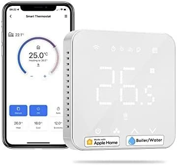 Meross MTS200 Wi-Fi termostatas veikia su Apple Homekit, SmartThings