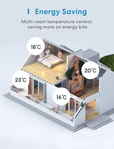 Meross MTS200 Wi-Fi termostatas veikia su Apple Homekit, SmartThings