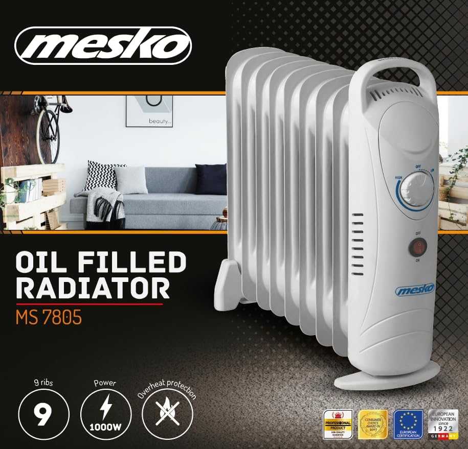 Tepalinis radiatorius Mesko MS 7805