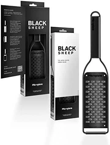 Microplane Ribbon grater, Juodas Sheep