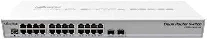 MikroTik | Cloud Maršrutizatorius Switch CRS326-24G-2S+RM | Tvarkoma L3 | Montuojamas ant stovo | Gigabit Ethernet (vario) jungtys kiekis 24 | SFP+ jungtys kiekis 2 | 12 mėn.