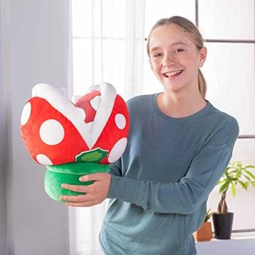 Mattel Tomy Pliušinis Super Mario Piranha Plant žaislas 33 cm