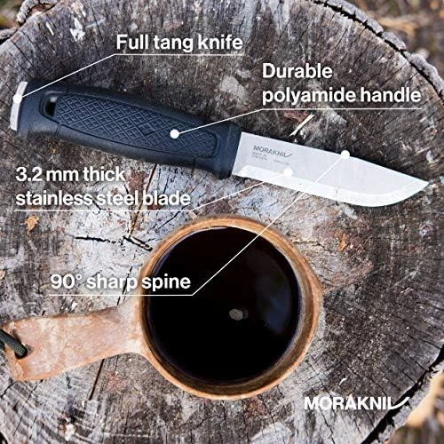 Morakniv Garberg su Multi-Mount tvirtinimu (S) juodas