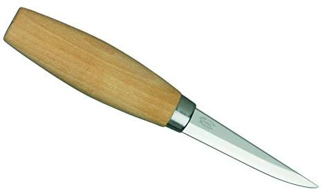 Medžio drožinėjimo peilis Morakniv® 106, tiesus, geležtė 82x2,7mm. Laminuotas plienas, beržinė rankena