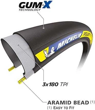 Michelin Padangos 23-622 (700X23C) POWER TIME TRIAL Juodas TS