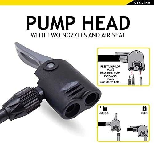 Dunlop Dunlop 174Psi pompa su universaliu manometru