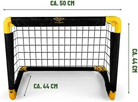 MINI FUTBOLO VARTAI SU TINKLU 55x44x44CM UMBRO 268767