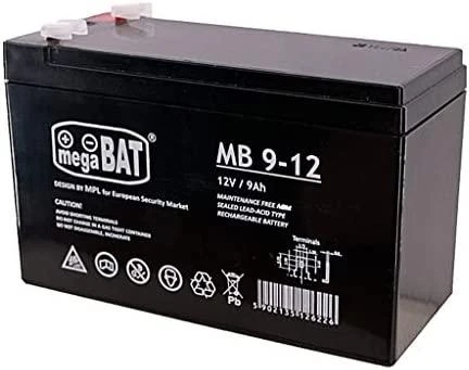 Mpl Power Elektro Megabat 12V 5Ah F1(187) AGM akumuliatorius, 3-5 metai
