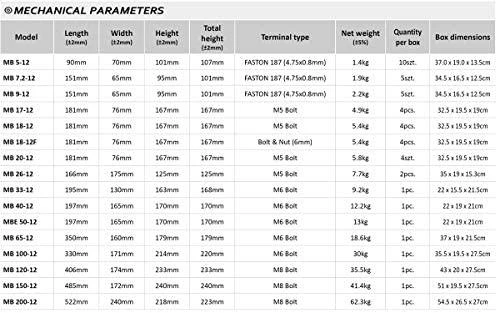 Mpl Power Elektro Megabat 12V 5Ah F1(187) AGM akumuliatorius, 3-5 metai