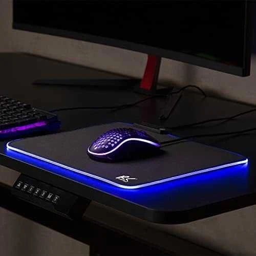 Gamingowa Pelės kilimėlis žaidimams su RGB LED apšvietimu NanoRS, 300x250x4mm, RS704