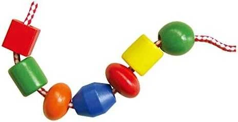 Viga New Classic Toys Įvairiaspalvių karoliukų rinkinys