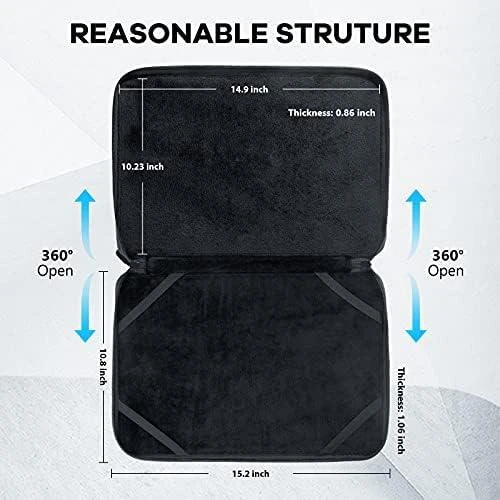 Nillkin Bumper PRO Protective Stand Apple iPad Air 4/5/10.9 2020/11 2024/ Pro 11 2020/2021/2022 dėklas planšetiniam kompiuteriui juodos spalvos