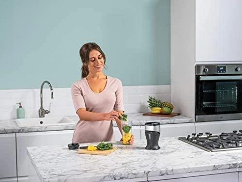 Ninja Kitchen Kokteilių plaktuvas QB3001EUS, Juodos / Sidabrinės spalvos