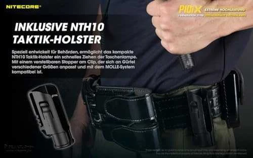 TIKSLIŲ SERIJŲ TIKSLIŲJŲ SERIJŲ / 4000 LUMENS P10IX NITECORE žibintuvėlis