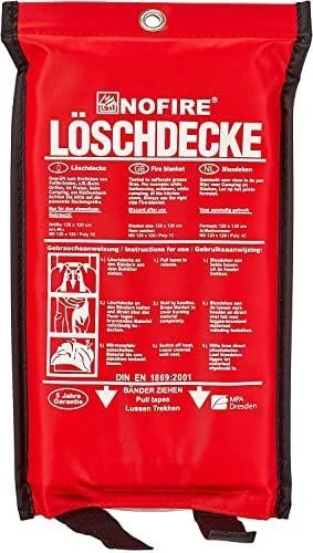 No Fire NOFIRE Löschdecke NO 120x120 POLY 1C im Polybag