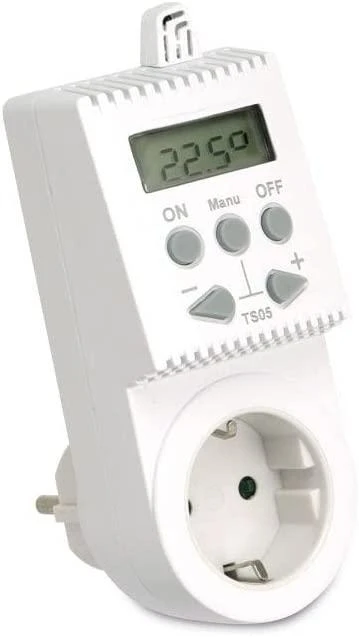 Kištukinis patalpų termoreguliatorius Elektrobock TS05. 16A