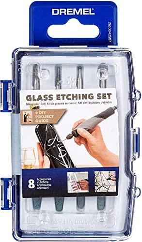 Dremel 682 stiklo graviravimo priedų rinkinys dėžutėje