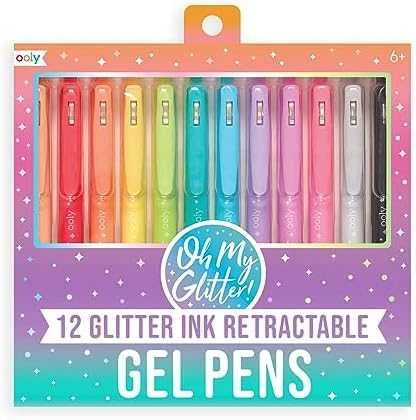 Ooly Geliniai rašikliai su blizgučiais Oh My Glitter 12 col