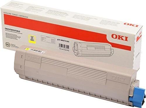 OKI 46471101 tonerio kasetė Originalus Geltona 1 vnt