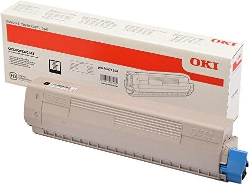 OKI 46471104. Toneris OKI juodas 7000 pgs C823/833/843