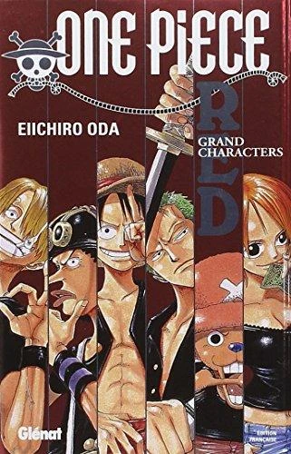 One Piece: Red Grand Characters iliustruotas knygos viršelis