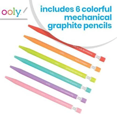 Ooly Pencils Mechaniniai pastelinių rėmelių rinkinys 6 vnt