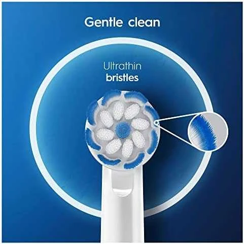 EB60-4 Braun Oral-B SENSI Labai labai plonos Elektrinio Dantų Šepetėlio Galvutės