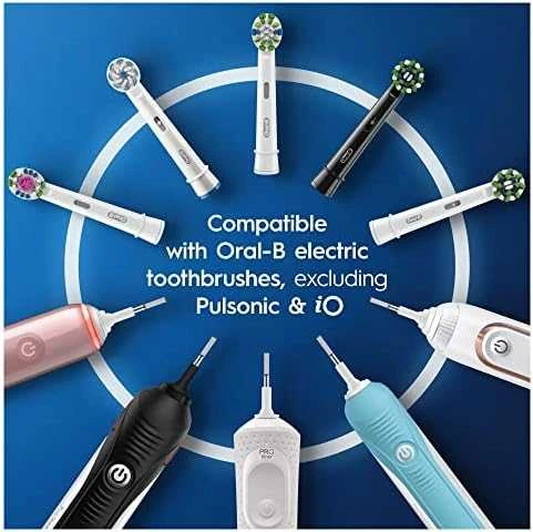 EB60-4 Braun Oral-B SENSI Labai labai plonos Elektrinio Dantų Šepetėlio Galvutės