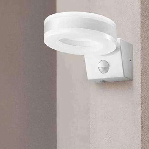 Sieninis šviestuvas Orno HOWLIT LED 20W, sodo šviestuvas su judesio jutikliu, 1800lm, IP65, 4000K, baltas