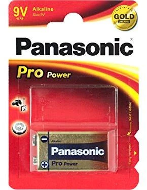 „Panasonic“ 6LR61PPG šarminės baterijos, 1 vnt., 9 V