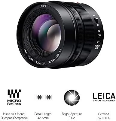 Objektyvas Panasonic LEICA DG NOCTICRON 42.5mm / F1.2 ASPH. / POWER O.I.S. (H-NS043)