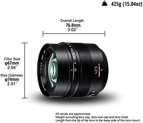 Objektyvas Panasonic LEICA DG NOCTICRON 42.5mm / F1.2 ASPH. / POWER O.I.S. (H-NS043)