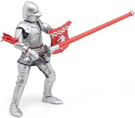 Statulėlė Papo Knight raudona su ietimi