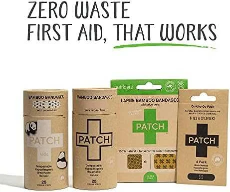 PATCH natūralių pleistrų su kokosų aliejumi rinkinys, 25 vnt.
