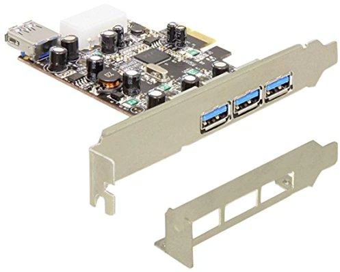 Delock PCI Express kortelė > 3 x išorinis + 1 x vidinis USB 3.0 tipo A lizdas