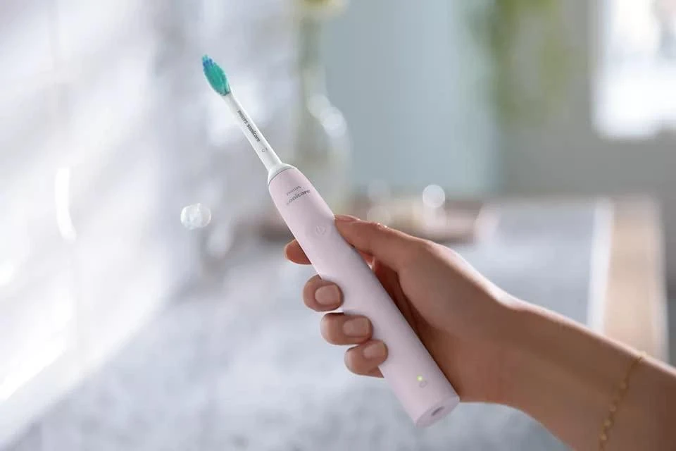 Philips Sonicare 2100 Series „Sonic“ elektrinis dantų šepetėlis HX3651/11, Rožinis