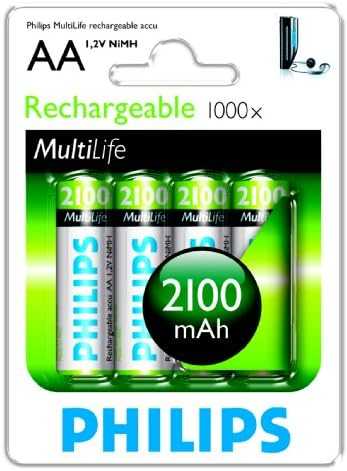 Bateria kroviklis R6 2100MAH op 4 vnt. PHILIPS 140625 827