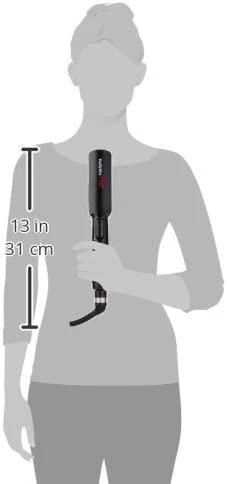 BaByliss PRO BABYLISS presuojamas geležis BAB2658EPCE Keraminė šildymo sistema, Statinės skersmuo 38 mm, Temperatūra (min) 150 °C, Temperatūra (maks.) 230 °C, Šildymo lygių skaičius 5, 125 W, Juodas, Taip, Taip
