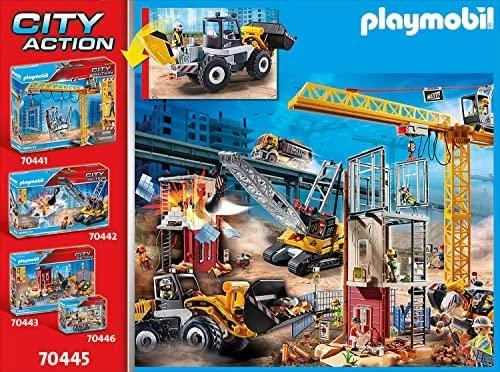 Žaislinis Transportas - Playmobil 70445 City Action Loader su priedais - Spalvotas
