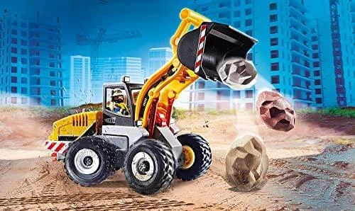 Žaislinis Transportas - Playmobil 70445 City Action Loader su priedais - Spalvotas