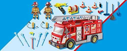 PLAYMOBIL 71233 FIRE TRUCK LIGHTS SOUND ugniagesių žarnų kopėčios