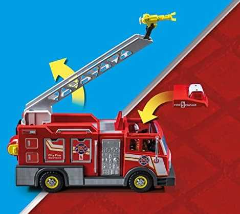 PLAYMOBIL 71233 FIRE TRUCK LIGHTS SOUND ugniagesių žarnų kopėčios